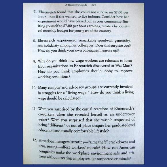 Book - Nickel and Dimed: On (Not) Getting By in America, by Barbara Ehrenreich - Picture 12 of 14